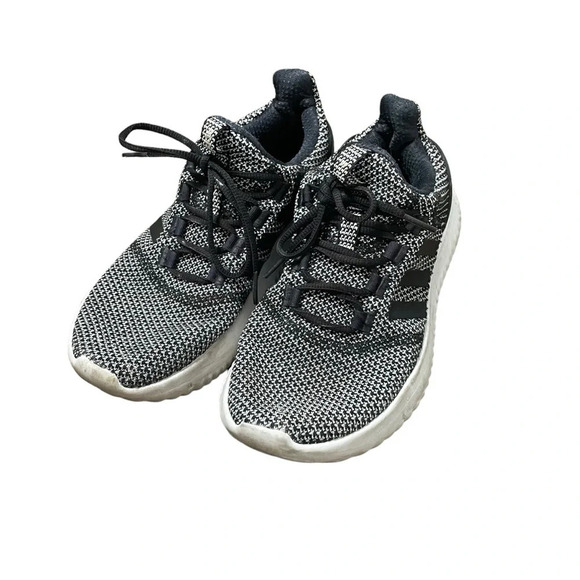 Adidas Women’s Cloudfoam Ultimate Running Shoes in Black/White Size 6 - Picture 6 of 14